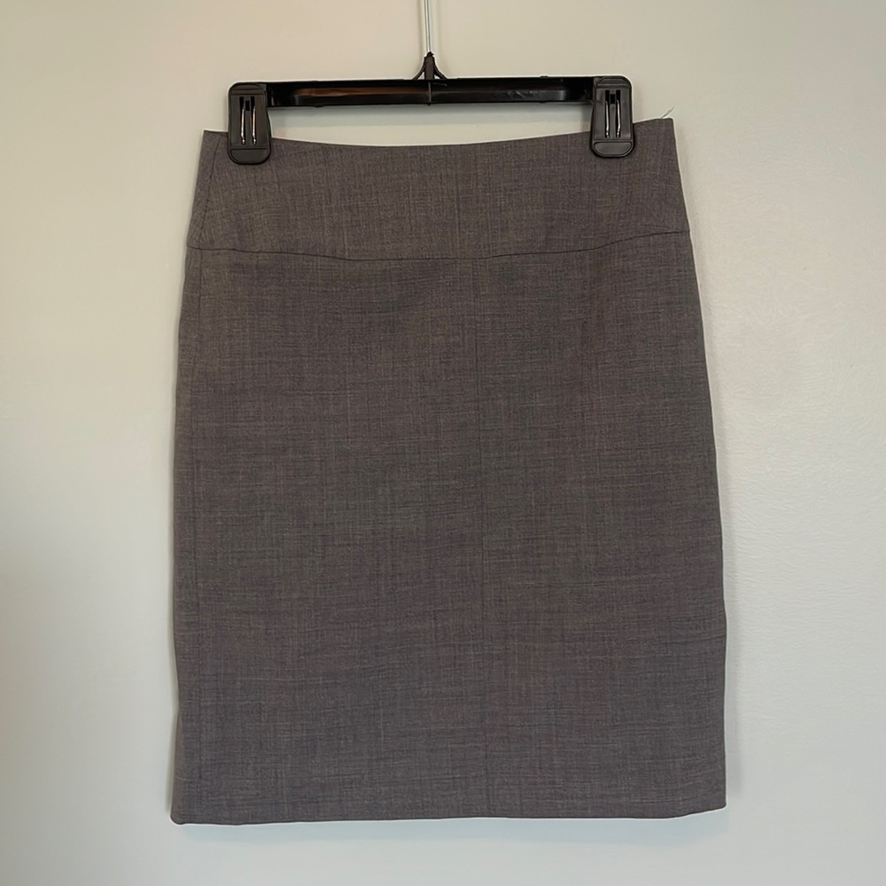 BR gray pencil skirt 4P